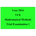 2016 VCE Mathematical Methods Units 3 and 4 Trial Exam 1